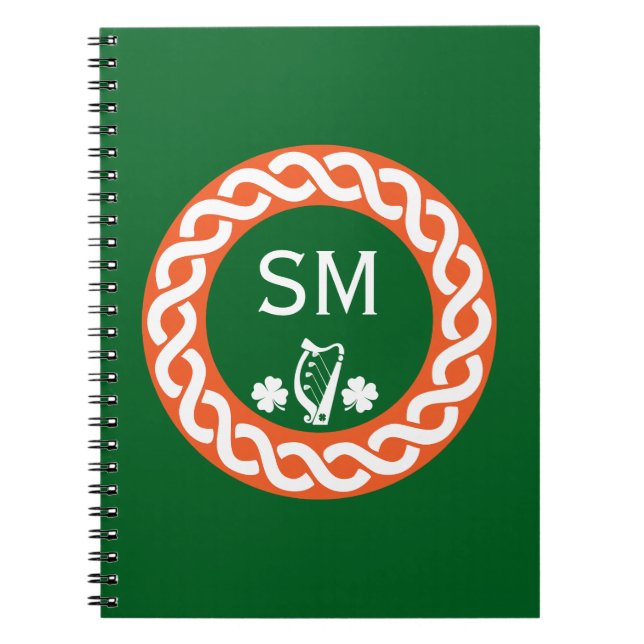 Irish Golfer Gift Notebook (Front)