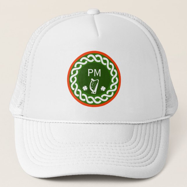 Irish Golfer Gift Trucker Hat (Front)