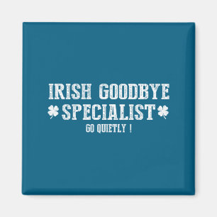 Irish goodbye specialist shamrock go quietly stIri Magnet