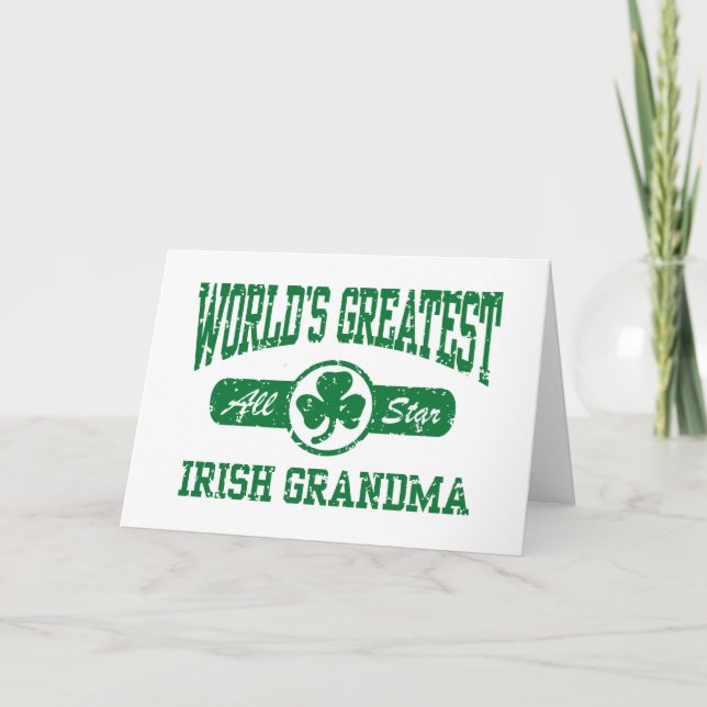 Irish Grandma Card (Front)