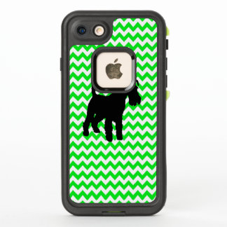 Irish Green Chevron with Schnauzer