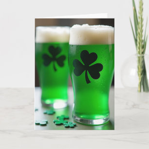Irish Green Drink Happy Day Card