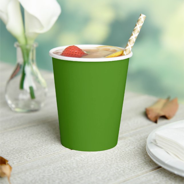Irish Green   Paper Cups  (Insitu)
