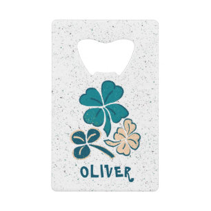 Irish Green Shamrock Clover Personalized