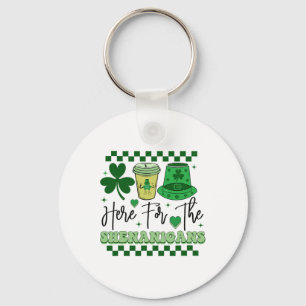Irish Green St Patricks Day Shamrock Ireland St Pa Key Ring
