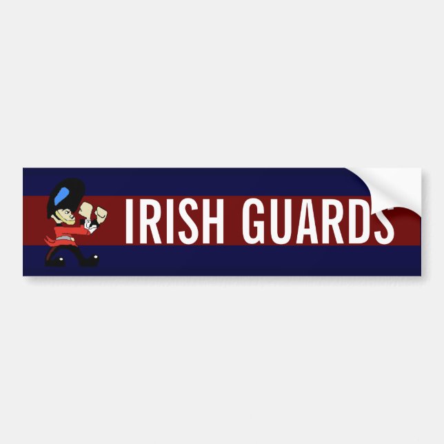 IRISH GUARDS BUMPER STICKER (Front)