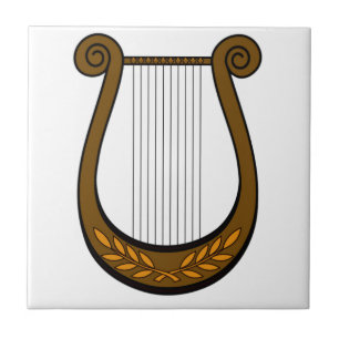 Irish Harp Ceramic Tile