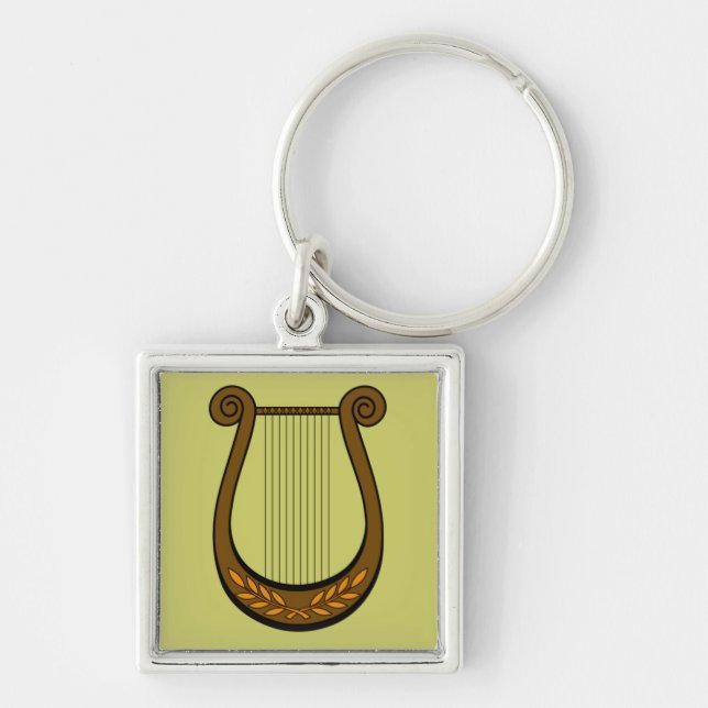 Irish Harp Key Ring (Front)
