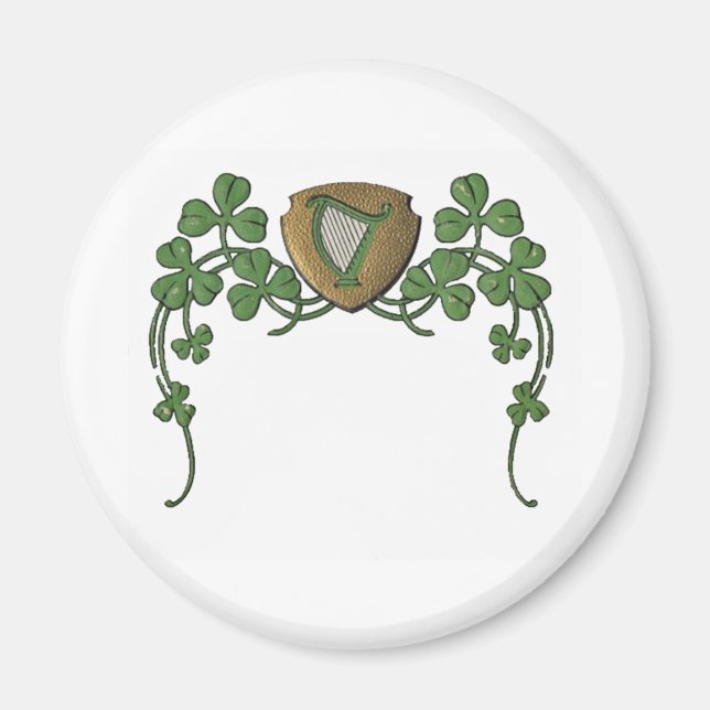 Irish Harp Magnet (Front)