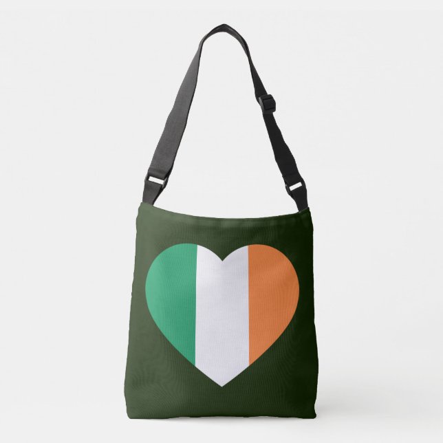 Irish Heartflag cbbcnt Crossbody Bag (Front)