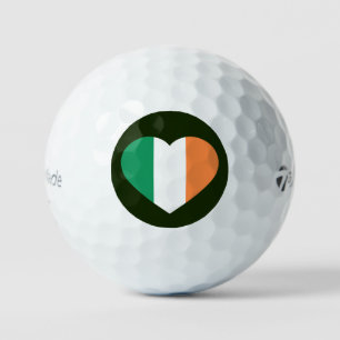 Irish Heartflag tmtp5 gbcnt Golf Balls