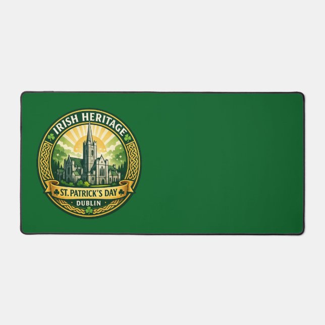 Irish Heritage - Dublin Desk Mat (Front)