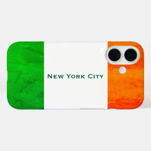 Irish Heritage in the City - NYC Ireland Flag iPhone 16 Case