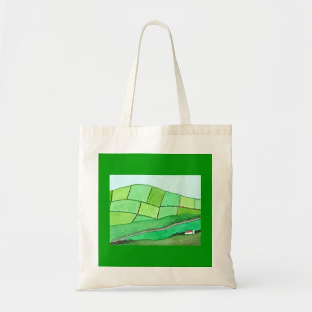 "Irish Hillside" Totebag Tote Bag (Front)
