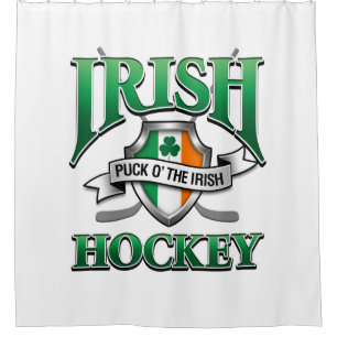 Irish Hockey Shower Curtain