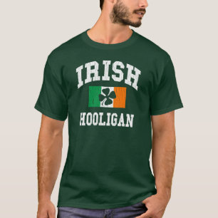 Irish Hooligan Distressed Design T-Shirt