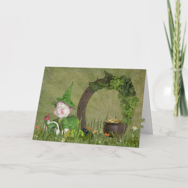 Irish Horseshoe Card (Front)