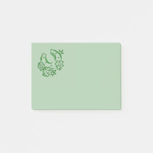 Irish Horseshoe Post-it Notes