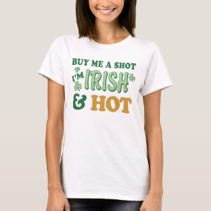 Irish & Hot St. Patrick's Day Ladies Spaghetti Top