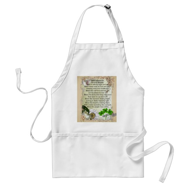 Irish House Blessing apron (Front)
