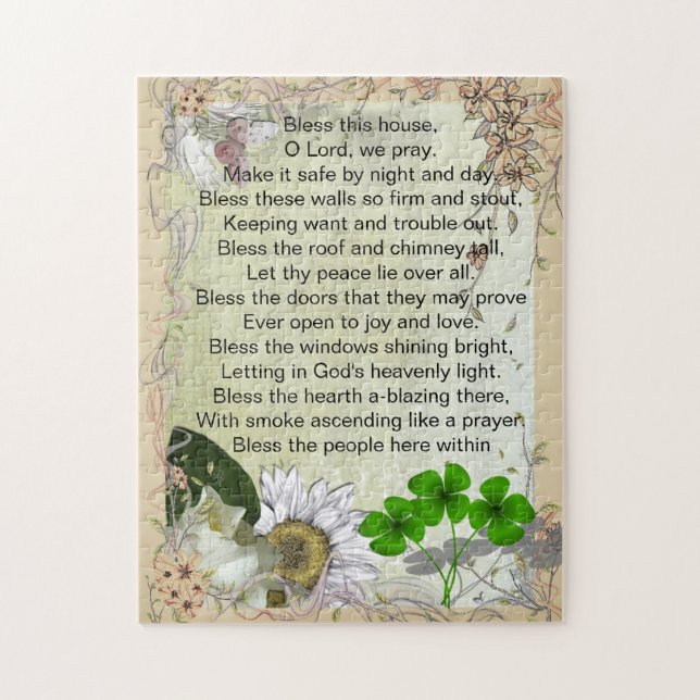 Irish House Blessing puzzle (Vertical)