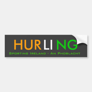 Irish Hurling Bumper Sticker