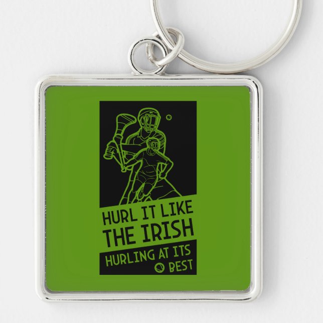 Irish Hurling Sport Key Ring (Front)