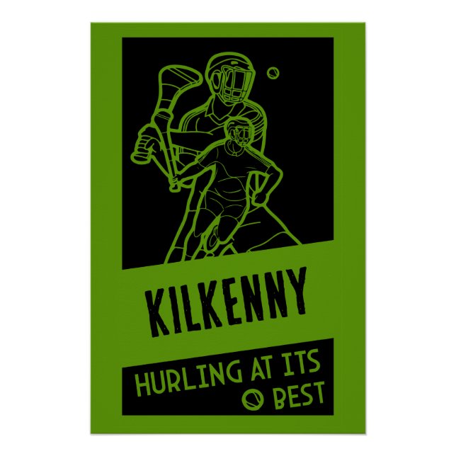 Irish Hurling Sport Poster (Front)
