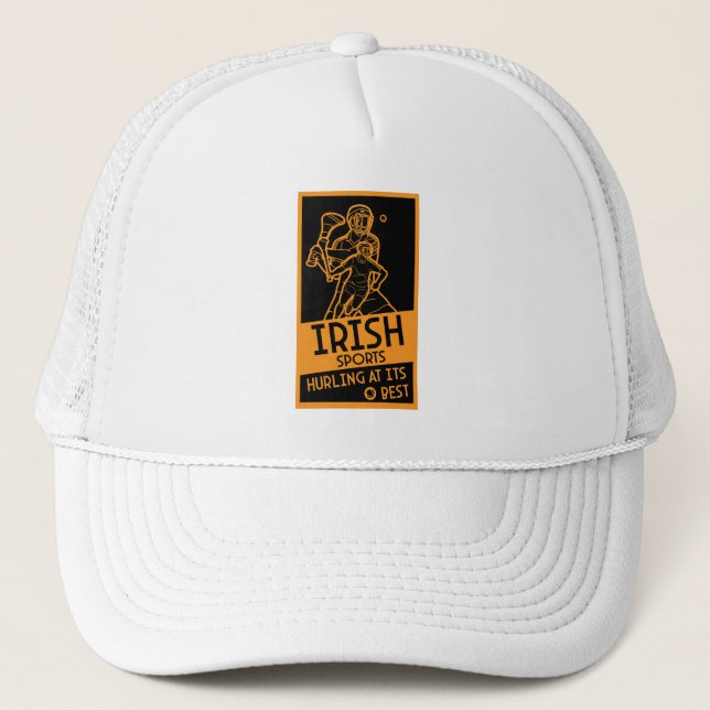 Irish Hurling Sport Trucker Hat (Front)