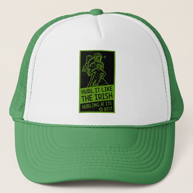 Irish Hurling Sport Trucker Hat (Front)