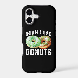Irish I Had Doughnuts Lovers Funny St Patrick's Da
