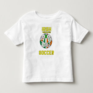 Irish I Was Playing Soccer - Ireland Pun Toddler T-Shirt