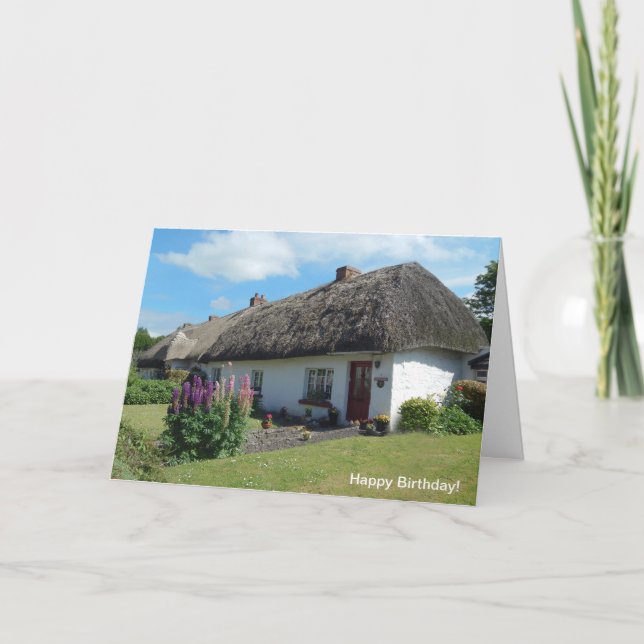 Irish image for Birthday greeting card (Front)