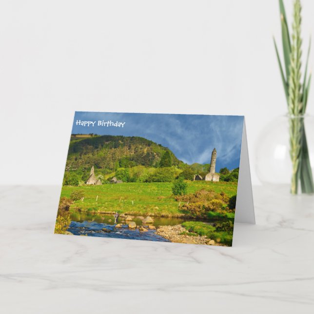 Irish image for birthday greeting card (Front)