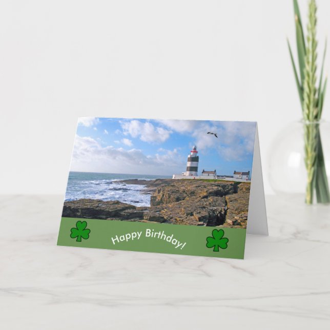 Irish image for Birthday greeting card (Front)
