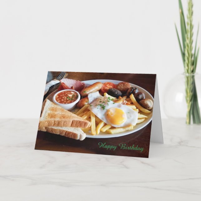 Irish image for Birthday greeting card (Front)