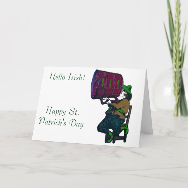 Irish image for greeting card (Front)