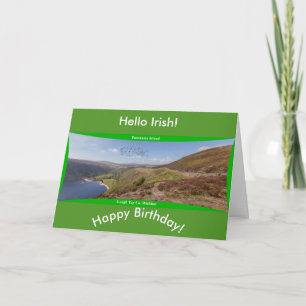 Irish image for Irish Birthday greeting card