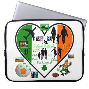 Irish image for Neoprene Laptop Sleeve 15 inch