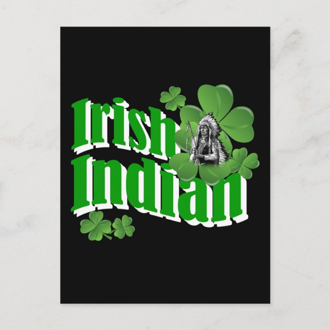 Irish indian postcard (Front)