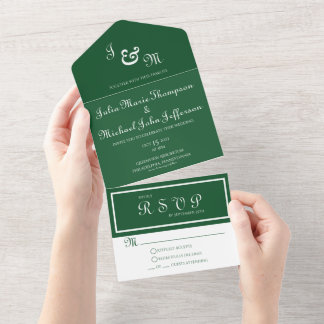 Irish Inspired Invitation w/ RSVP