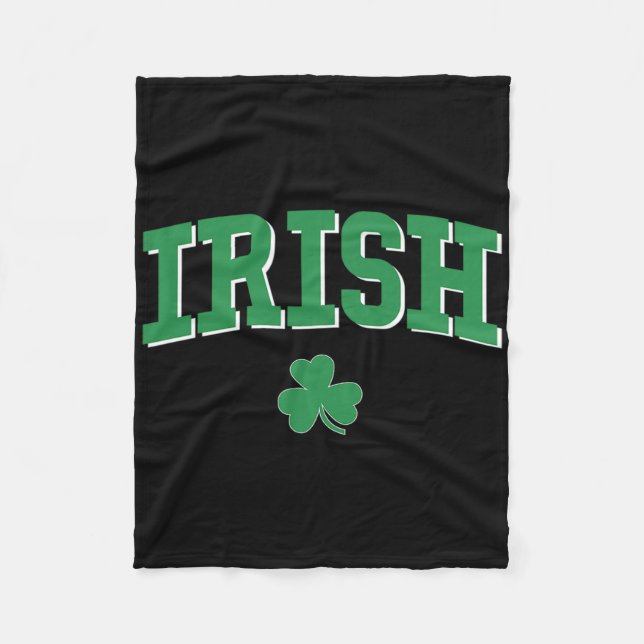 Irish Inspired Irish Pride Saint Patrick's Day _1  Fleece Blanket (Front)