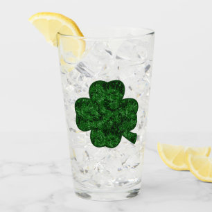 Irish Ireland Clover Green Luck Destiny's Destiny Glass