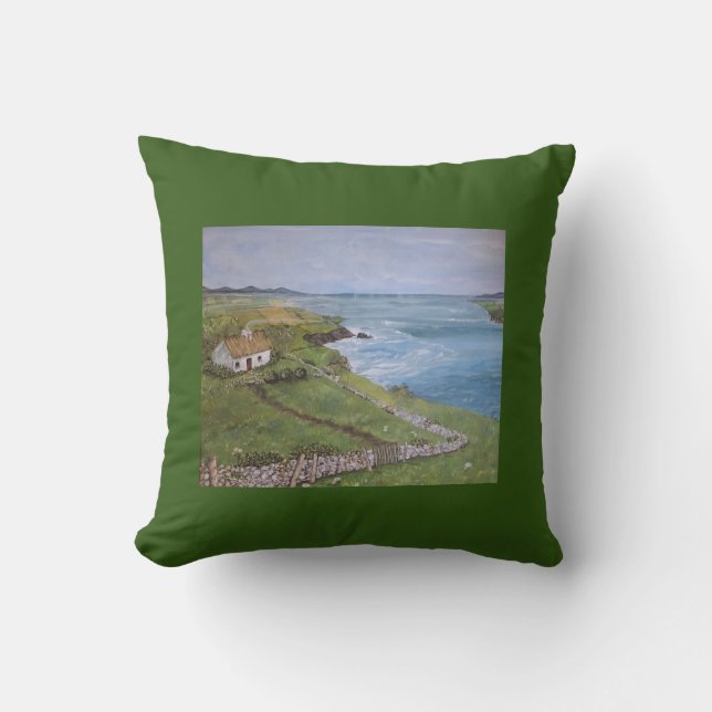 Irish, Ireland, Pillow, Irish Cottage, Cushion (Front)