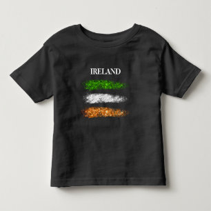 *~* IRISH IRELAND Simple Abstract Toddler Flag  T-Shirt