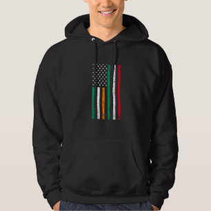 Irish Italian American Flag Ireland Italy ST PATRI Hoodie