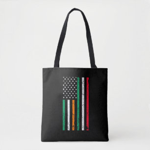 Irish Italian American Flag Ireland Italy ST PATRI Tote Bag