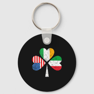 Irish Italian American Flag Ireland Italy Usa Patr Key Ring