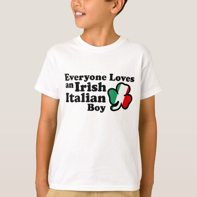 Irish Italian Boy T-Shirt (Front)