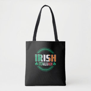 Irish Italian Flag Half Irish Half Italian St Patr Tote Bag